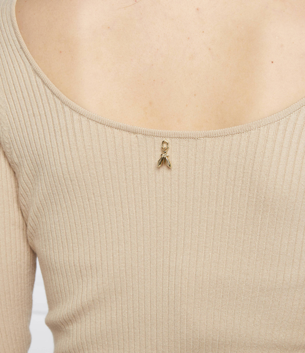 платье Patrizia Pepe - бежевый(8A0914 K002)