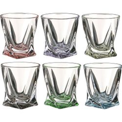 НАБОР СТОПОК ИЗ 6 ШТ. "КВАДРО ДЕКОРЕЙШН 72Т76" 55 МЛ. ВЫСОТА=5,5 СМ. (КОР=10НАБОР.)