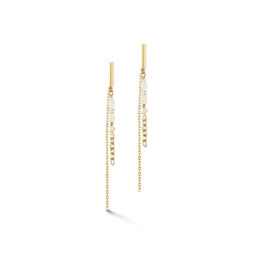 Серьги Coeur de Lion White-Gold 6005/21-1416