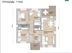 Проект Дома 114 кв. м К-61