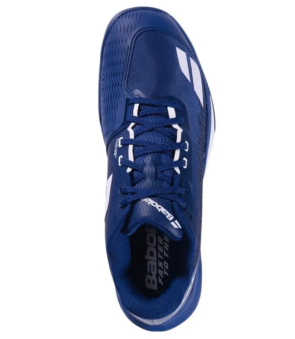 Теннисные кроссовки Babolat Jet Mach 4 All Court - dark blue/white