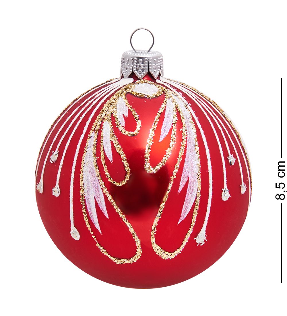 Элита НФШ-1431/2 Набор ел.украшений Шар 2шт «Изысканный» 85 мм