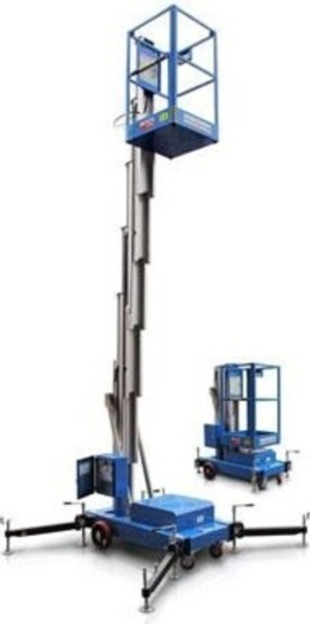 Передвижной телескопический подъемник Dingli GTWY 10-1010AC/DC мачтовый (10 м/120 кг, 12/220В)