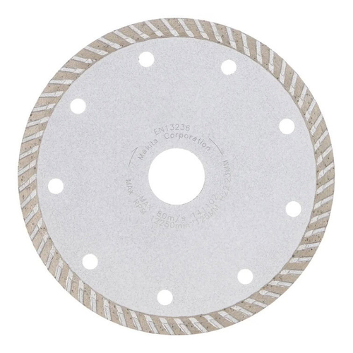 Алмазный диск сплошной рифлёный по граниту Turbo 125x22,23 B-28058