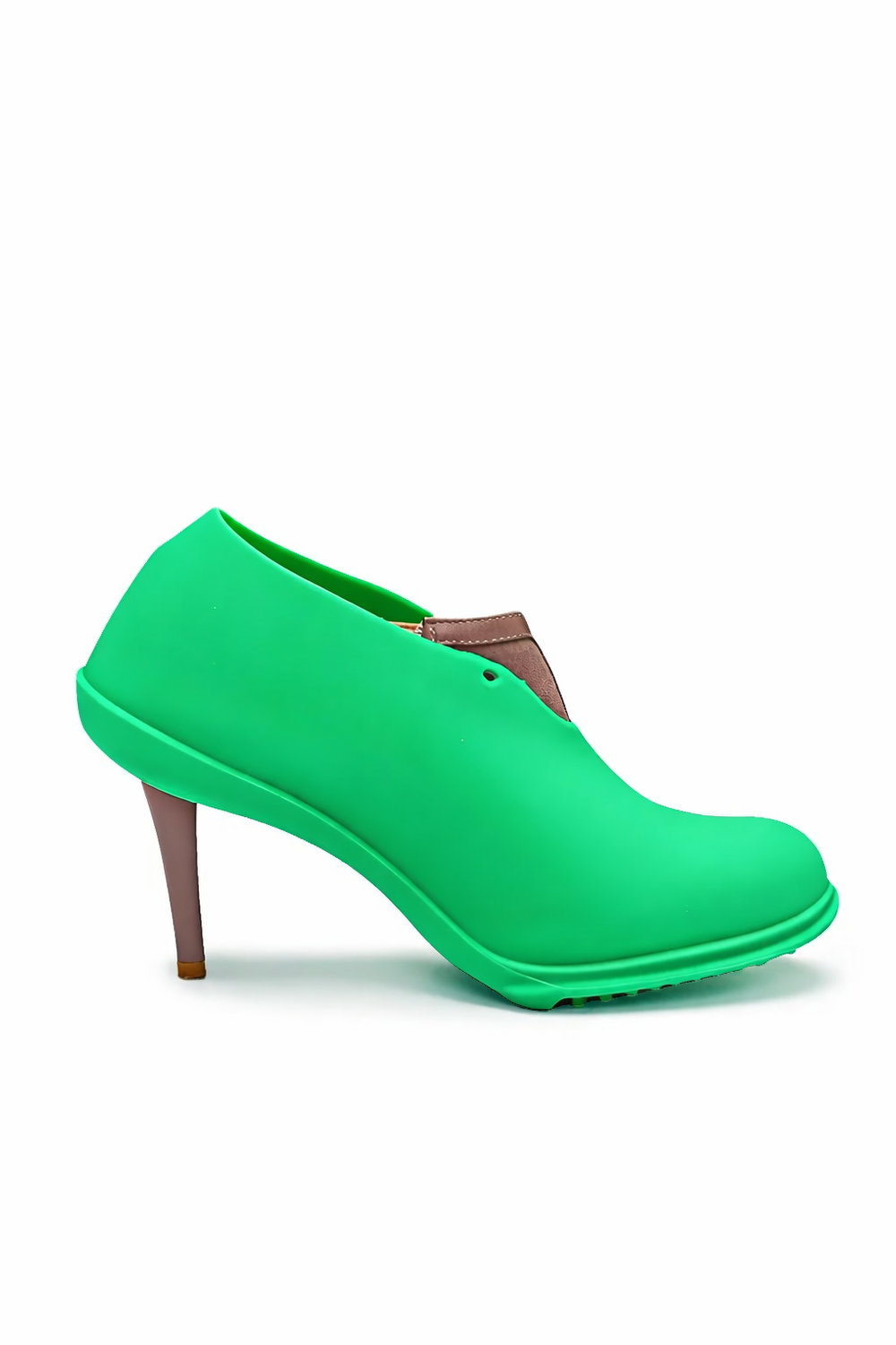 Галоши под каблук сочная трава