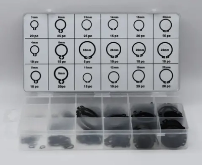 Набор стопорных колец, 3-32 мм, 300 шт