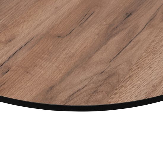 Стол Leset Юка 900 Дуб крафт табачный/Черный