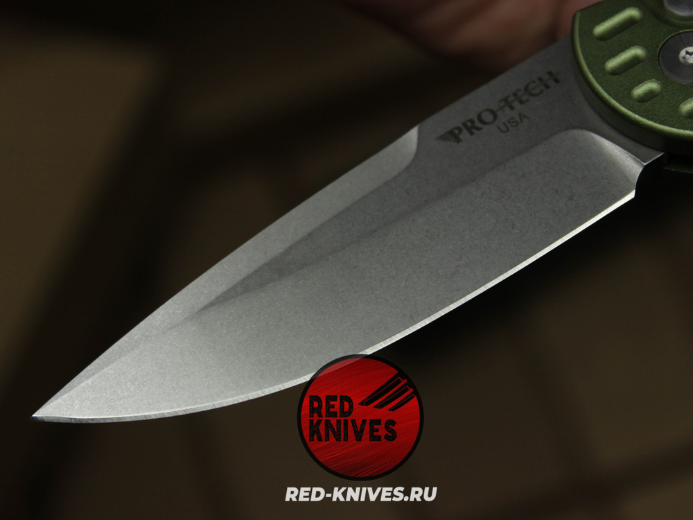Нож Pro-Tech TR-4.3 - зеленая рукоять RK/Н111