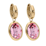 Серьги Qudo Creole TIVOLA small G light rose 310507 R/G