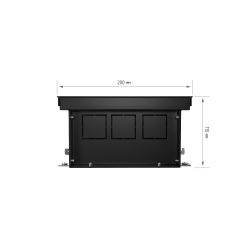 Конвектор внутрипольный Royal Thermo ATRIUM-110/200/1200-DG-U-LB