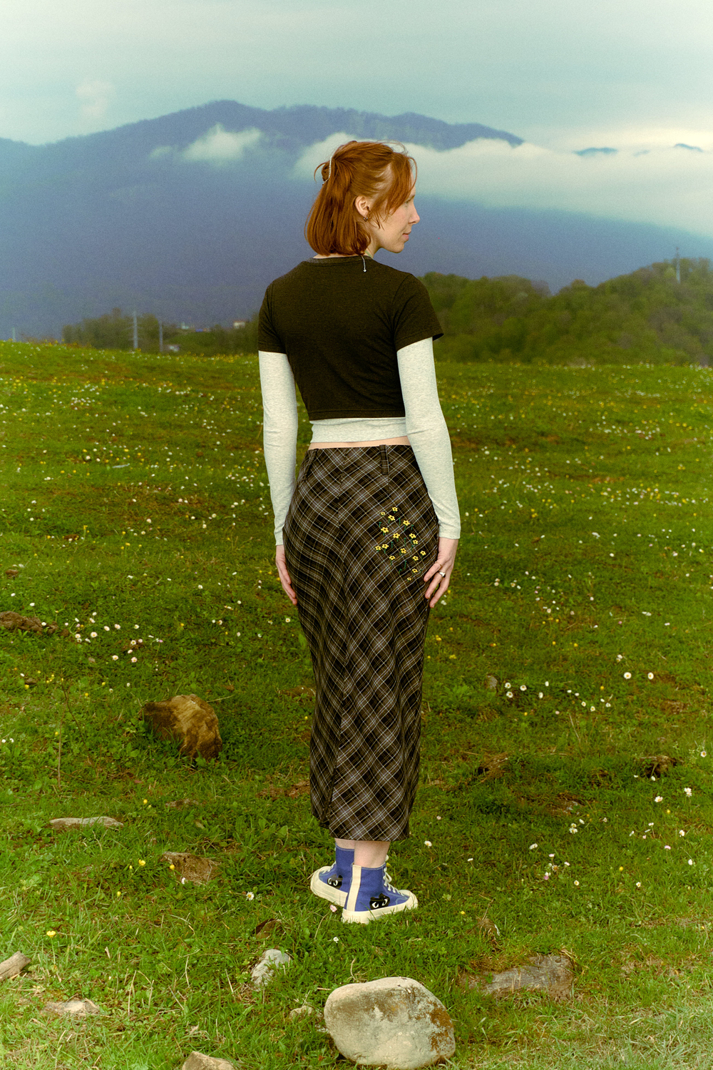 Юбка Called a Garment Mermaid Skirt "Lipstick Black"
