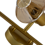 Настенный светильник 3x40Вт E14, металл, золото