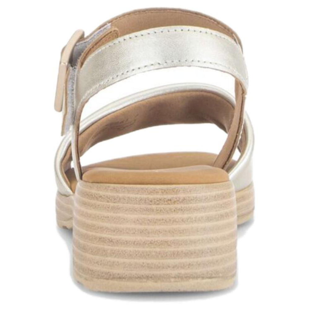 Gabor One Strap Sandals 4cm Women"s Silver