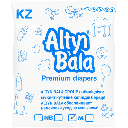 Подгузники Altyn Bala 2 шт