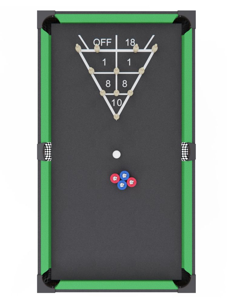 Игровой стол - трансформер 10 в 1 DFC 48&amp;quot; 122 x 61 см