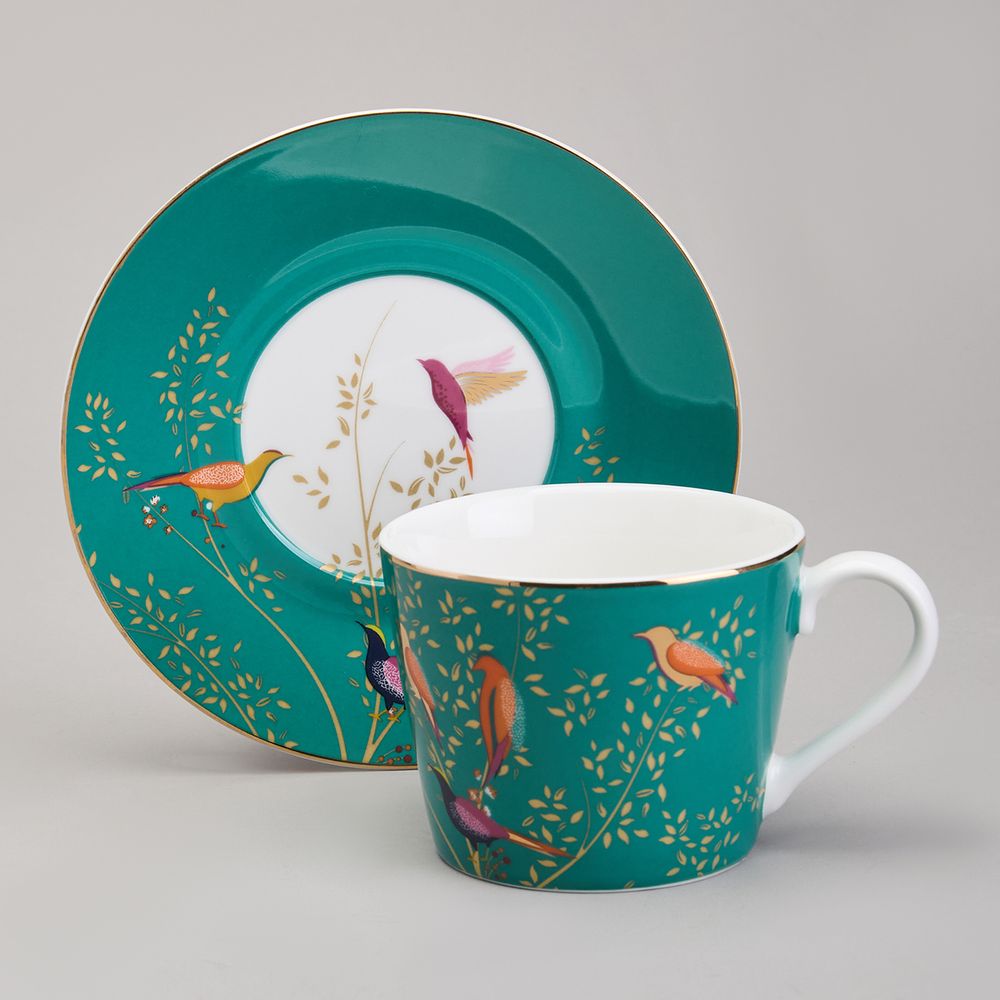 ЧАЙНЫЙ НАБОР LEFARD "GOLDEN BIRDS" НА 2 ПЕР. 4 ПР. 220 МЛ (КОР=12НАБ.)