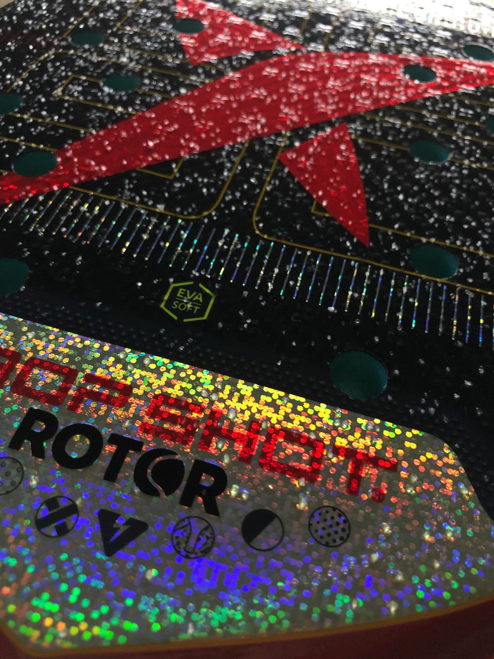 Дополнительное нанесение "Rotor" на пляжную ракетку