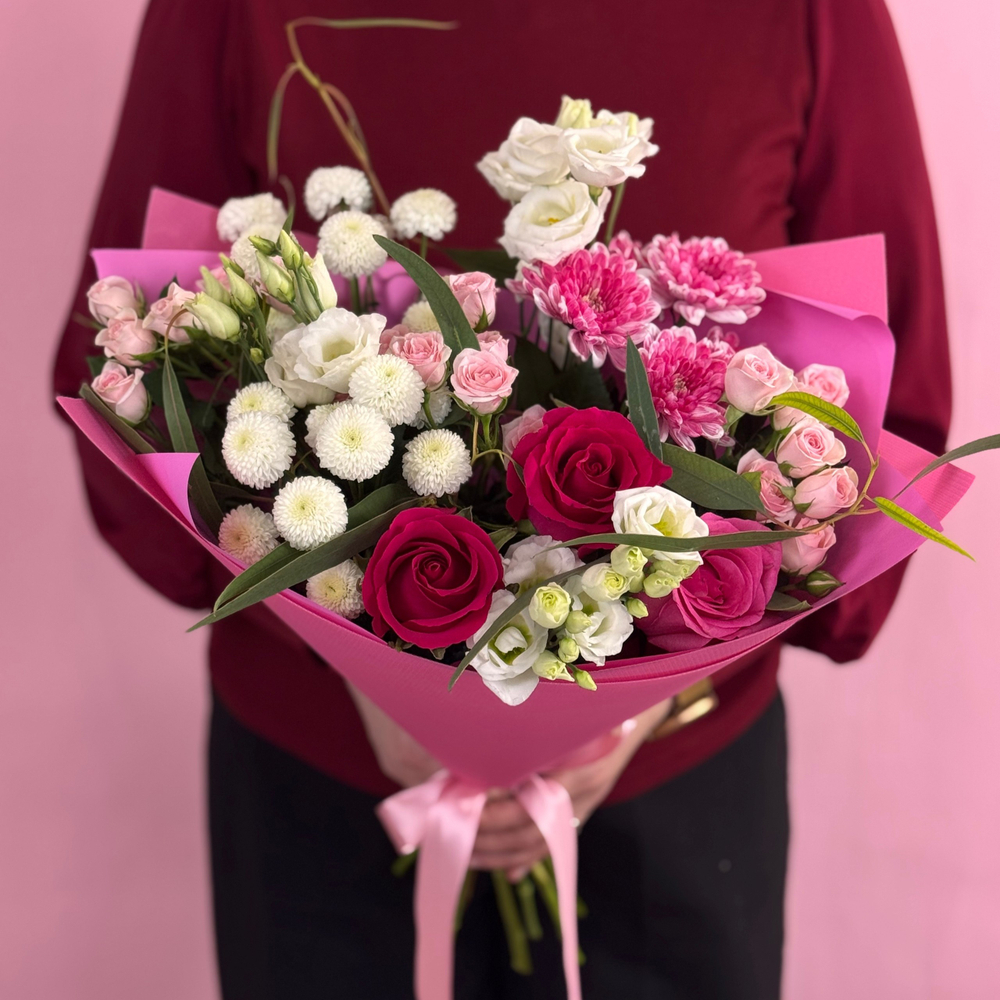 С18290 БУКЕТ "АМУР В ОБЪЯТИЯХ"