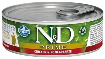 Влажный корм N&D PRIME для котят с курицей и гранатом 70г