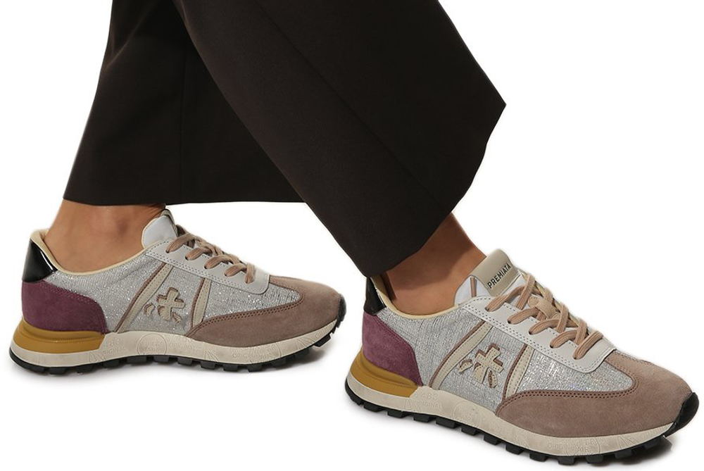 Premiata John Low D Grey Brown женские