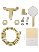 Смеситель для ванны с душем WONZON & WOGHAND ALFA, Брашированное золото (WW-AE3204-BG)