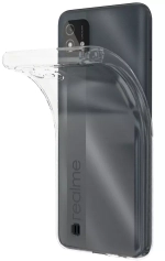 Накладка Realme C20/C11 силикон прозрачный Card Case Poket