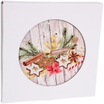 Подставка под горячее керамика 16см «Запах Рождества»