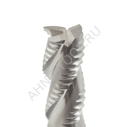 Фреза твердосплавная обдирочная 10мм (L=75, l=25, хв=10) Z3 30° по алюминию и цвет.металлам BRAL-3W-