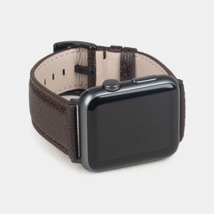 Ремешок для Apple Watch 40/41/42 mm из кожи сафьяно, коричневого цвета