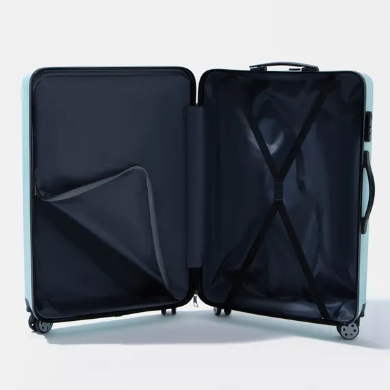 Чемодан большой 28", кодовый замок, цвет бирюзовый