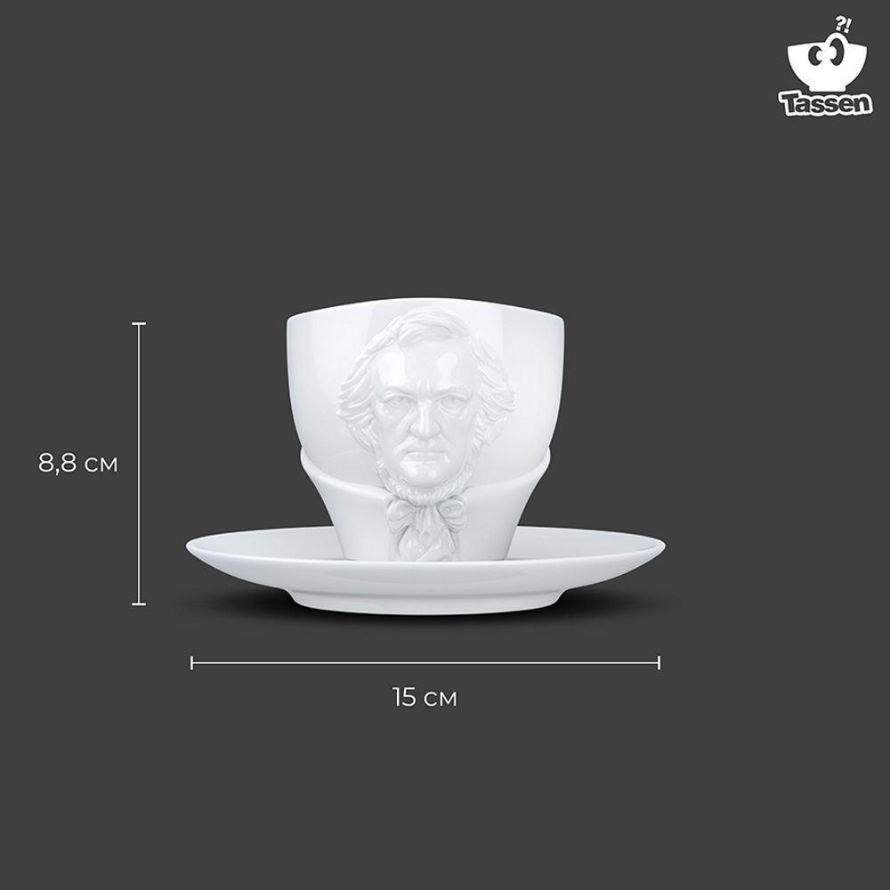 Чайная пара Talent, Richard Wagner, 260 мл, белая