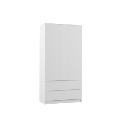 МС Мадера Шкаф Ш1800 900*1800*520 (лдсп белый)