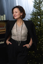 Браслет цепи и опалы, оттенок золото