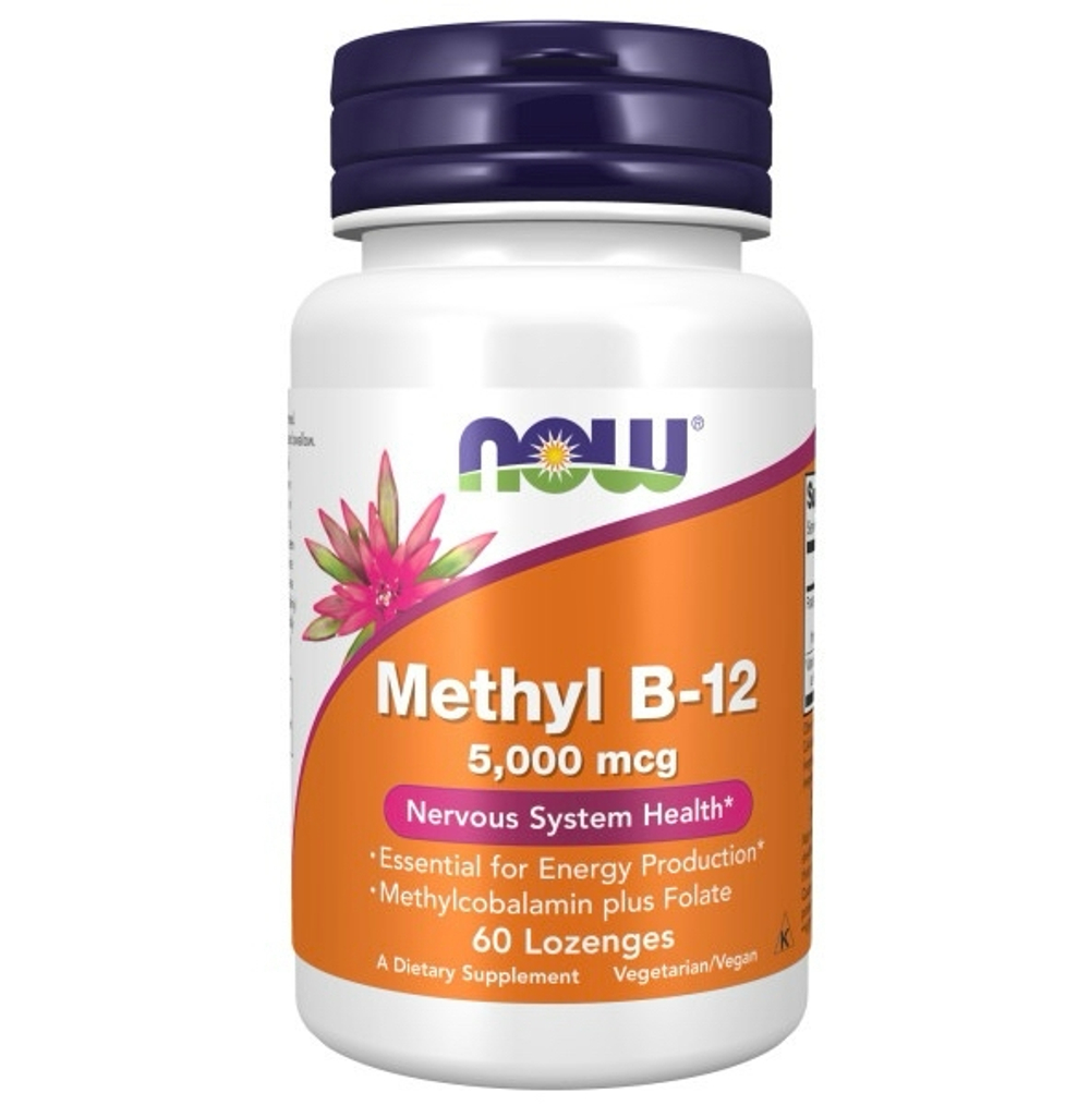 NOW Methyl B-12 5000 мкг. (60 пастилок) [M]