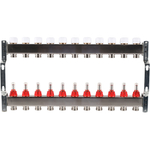 ROMMER RMS-1200-000011 ROMMER Коллектор из нержавеющей стали с расходомерами 11 вых.