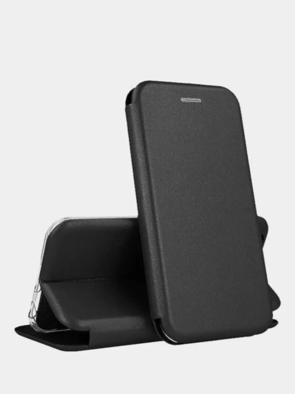 Чехол книжка Xiaomi Poco M3/Redmi 9T силикон матовый Black Zibelino