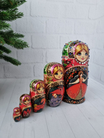 Матрешка Сказка 15см 5мест