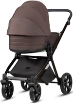 Детская коляска Tutis Mio 3 Plus Essential New 4 в 1 с автокреслом Beno Beige и базой 1622024 Coffee Brown