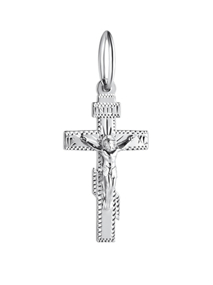 Крестик православный из серебра