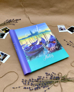 Фотоальбом на 20 магнитных листов 23х28 см, внутр. спираль watercolor travel Венеция