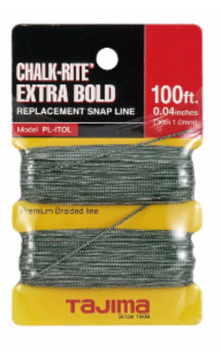 Запасной шнур EXTRA BOLD для отвесов 1ммх30м TAJIMA PLITOL