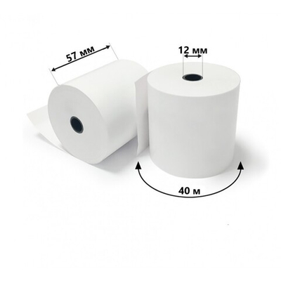 Чековая лента 57*40 термо (80)