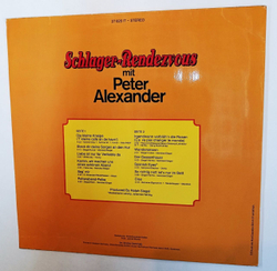 Винтажная виниловая пластинка LP Schlager Rendezvous Mit Peter Alexander (Germany 1976)