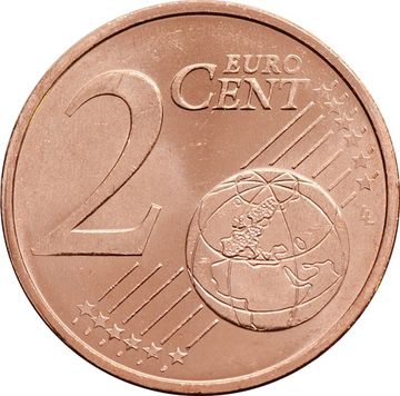 2 евроцента 2008 Португалия (2 euro cent)