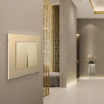 Рамка на 1 пост Aluminium (шампань алюминий) W0011711