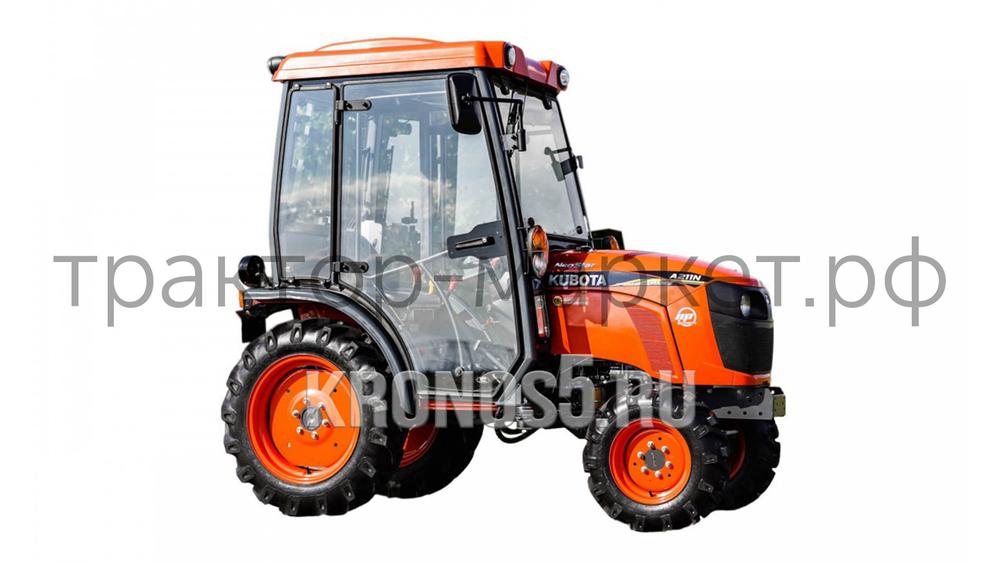 Трактор Kubota | Кубота A211N-OPC 9+3 (Kubota India) STD agri 7.00-12 / 8.3-20 (с ПСМ)