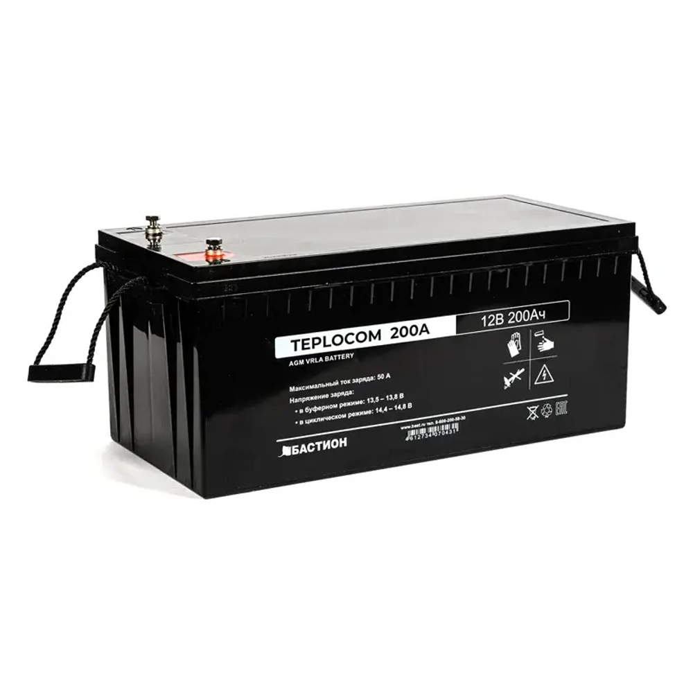 TEPLOCOM 200Ач аккумулятор герметичный свинцово-кислотный 443