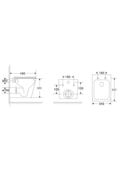 Унитаз подвесной белый матовый WeltWasser WW GELBACH 043 MT-WT  10000011817 белый матовый