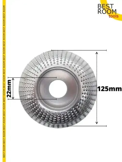 Круг шлифовальный для зачистки / диск обдирочный по дереву абразивный для УШМ, 125х22