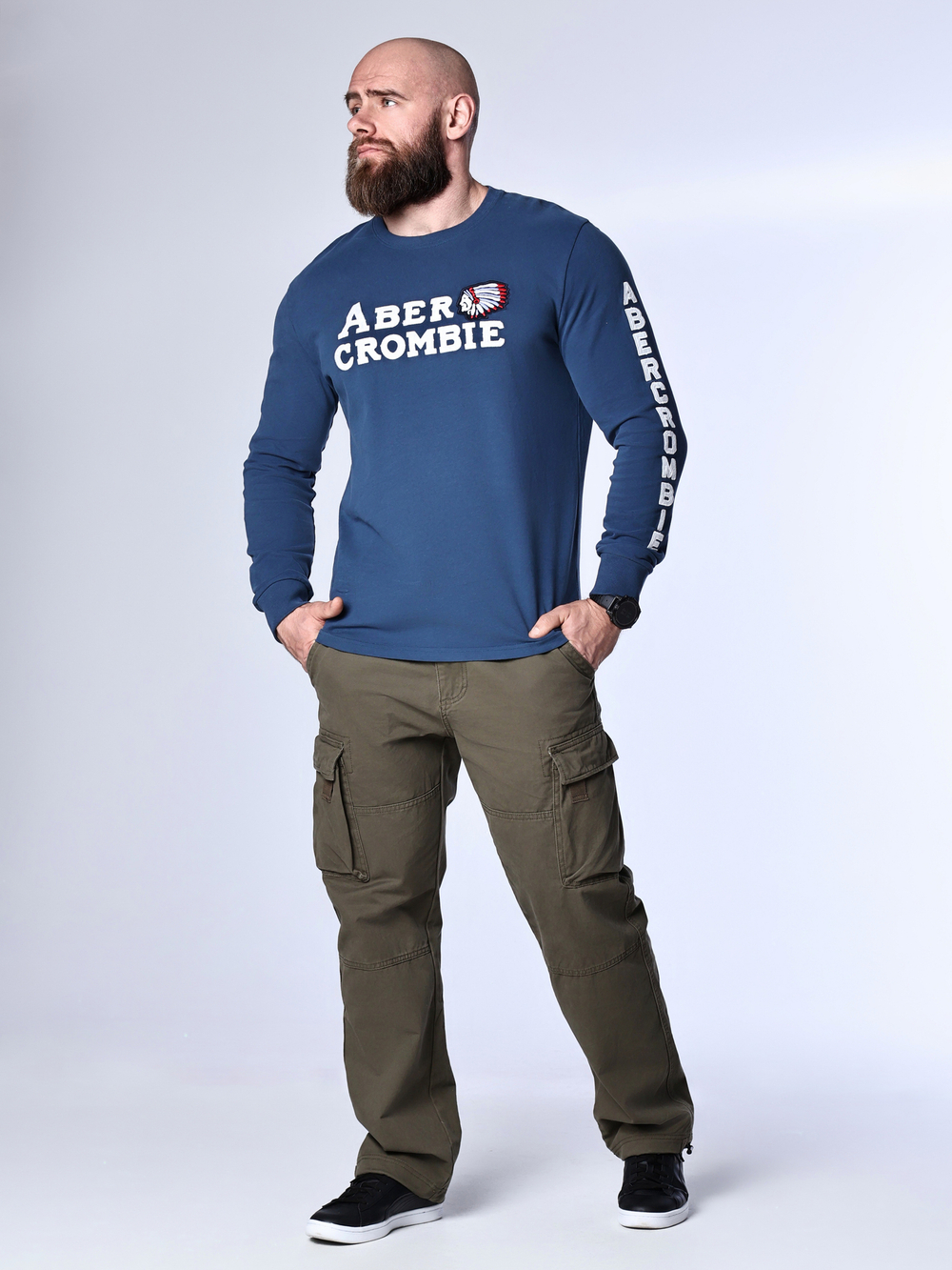 Лонгслив Abercrombie & Fitch ABL40